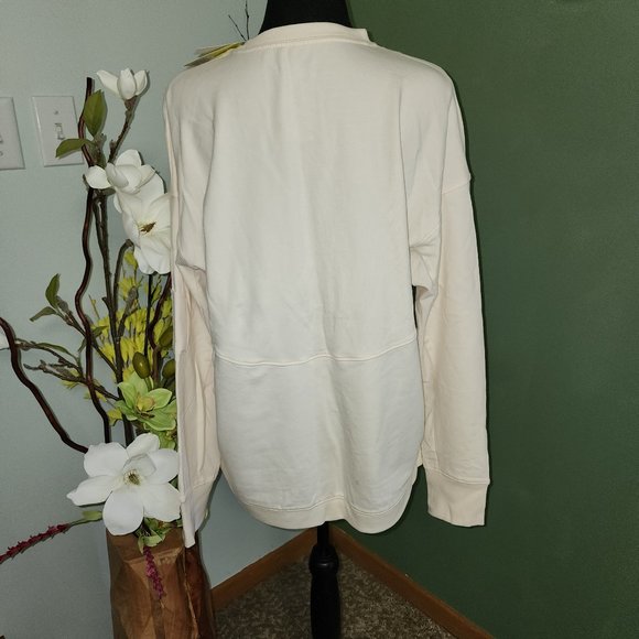 All in Motion Crew Sweatshirt Pockets and a Zipper on Arm Size L - Picture 4 of 4